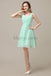Simple V-Neck Chiffon Bridesmaid Dresses