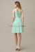 Simple V-Neck Chiffon Bridesmaid Dresses