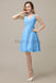 Simple V-Neck Chiffon Bridesmaid Dresses