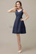 Simple V-Neck Chiffon Bridesmaid Dresses