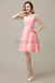 Simple V-Neck Chiffon Bridesmaid Dresses