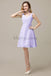 Simple V-Neck Chiffon Bridesmaid Dresses