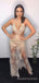 Sexy See Through Chanpagne Tulle Appliques Long Evening Prom Dresses, Custom Prom Dress, MR8490