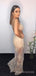 Sexy See Through Chanpagne Tulle Appliques Long Evening Prom Dresses, Custom Prom Dress, MR8490