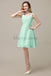 Simple V-Neck Chiffon Bridesmaid Dresses