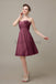 Pleated Sweetheart Chiffon Bridesmaid Dresses