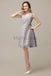 Simple V-Neck Chiffon Bridesmaid Dresses