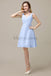 Simple V-Neck Chiffon Bridesmaid Dresses