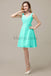 Simple V-Neck Chiffon Bridesmaid Dresses