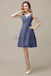 Simple V-Neck Chiffon Bridesmaid Dresses