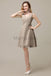 Simple V-Neck Chiffon Bridesmaid Dresses