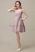 Simple V-Neck Chiffon Bridesmaid Dresses