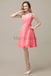 Simple V-Neck Chiffon Bridesmaid Dresses