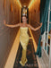 Formal Gold Satin Mermaid Long Strapless Evening Prom Dresses Mermaid, MR0005