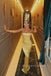 Formal Gold Satin Mermaid Long Strapless Evening Prom Dresses Mermaid, MR0005