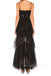 Lovely Blue Tulle Spaghetti Straps Long Evening Prom Dresses, MR0054
