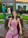 Sparkly Pink Sequins Mermiaid Spaghetti Straps Long Evening Prom Dresses, MR0124
