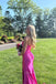 Mermaid Sweetheart Side Slit Satin Long Evening Prom Dresses, MR0166