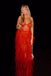 Rust Tulle Lace Sweetheart Long Evening Prom Dresses, MR0200
