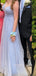 Dusty Blue A-line V-neck Long Evening Prom Dresses, Sparkly Spaghetti Straps Prom Dress, MR9145