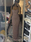 Sheath Sparkly Mermaid Spaghetti Straps Long Evening Prom Dresses, MR9159