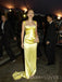 Formal Mermaid Yellow Satin Long Evening Prom Dresses, MR9331