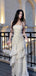 Beautiful Ivory Mermaid Spaghetti Straps Long Evening Prom Dresses, Wedding Dress, MR9381