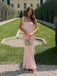 Lovely Soft Satin Mermaid Long Evening Prom Dresses, MR9482