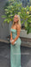 Simple Mermaid Sequins Strapless Long Evening Prom Dresses, MR9560