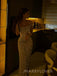 Sparkly Off Shoulder Mermaid Silver Grey Long Evening Prom Dresses, MR9600