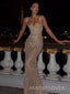 Sexy Sparkly Mermaid Sequins Long Evening Prom Dresses, MR9601