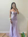 Lovely Lilac Tulle Applique Mermaid Sweetheart Long Evening Prom Dresses, MR9618