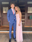 Formal Spaghetti Straps Mermaid Long Evening Prom Dresses, MR9721
