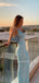 Sexy Sheath Sparkly Mermaid Long Evening Prom Dresses, MR9787