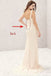 Deep V-neck Side Slit Cheap Custom Bridesmaid Dresses , MRB0038