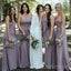 Sweetheart Dusty Purple Mermaid Long Cheap Custom Bridesmaid Dresses, MRB0164