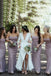 Sweetheart Dusty Purple Mermaid Long Cheap Custom Bridesmaid Dresses, MRB0164