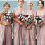 Mermaid V-neck Long Cheap Custom V-back Bridesmaid Dresses, MRB0194