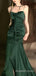 Burnt Orange Satin Spaghetti Straps Long Custom Mermaid Bridesmaid Dresses, MRB0204