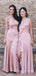 Mismatched Mermaid Satin Chiffon Long Custom Bridesmaid Dresses, MRB0206