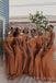 Elegant Mermaid Long Cheap Custom Bridesmaid Dresses, MRB0236