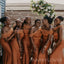 Elegant Mermaid Long Cheap Custom Bridesmaid Dresses, MRB0236