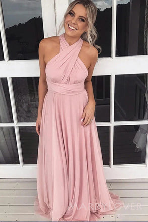 Sexy A-line Long Cheap Custom Bridesmaid Dresses, MRB0288