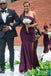 Mismatched Purple Mermaid Long Cheap Custom Side Slit Bridesmaid Dresses, MRB0297