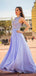 Simple A-line Round Neck Cheap Long Evening Prom Dresses, Prom Dresses, PY033