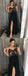 A-Line Black Spaghetti Straps Floor-length Appliques Long Prom Dresses, PD0124
