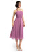 Halter Sleeveless Pleats Bridesmaid Dresses