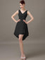 Black Short A-Line Bridesmaid Dresses