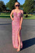 Spaghetti Strap Sequin Formal Long Evening Prom Dresses, MR7004
