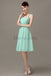 Halter Chiffon Short Bridesmaid Dresses